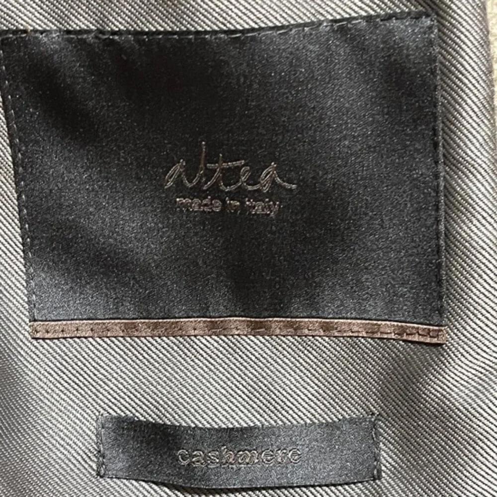 Altea Italian Double-Breasted Cashmere Coat - Camel Brown - Made in Italy